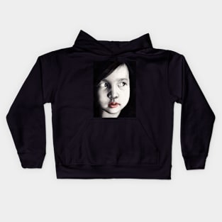 Oriental pretty girl Kids Hoodie